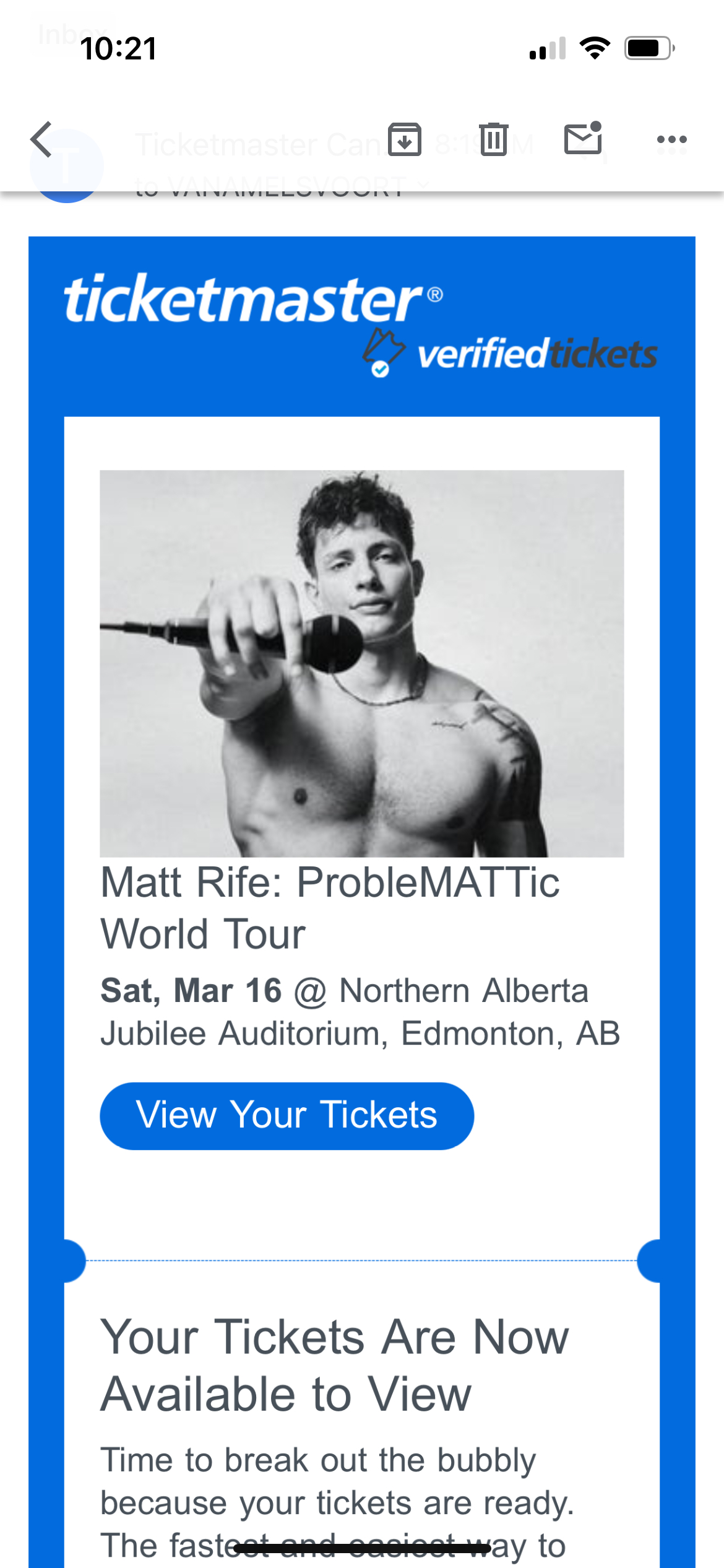 Matt Riff tickets