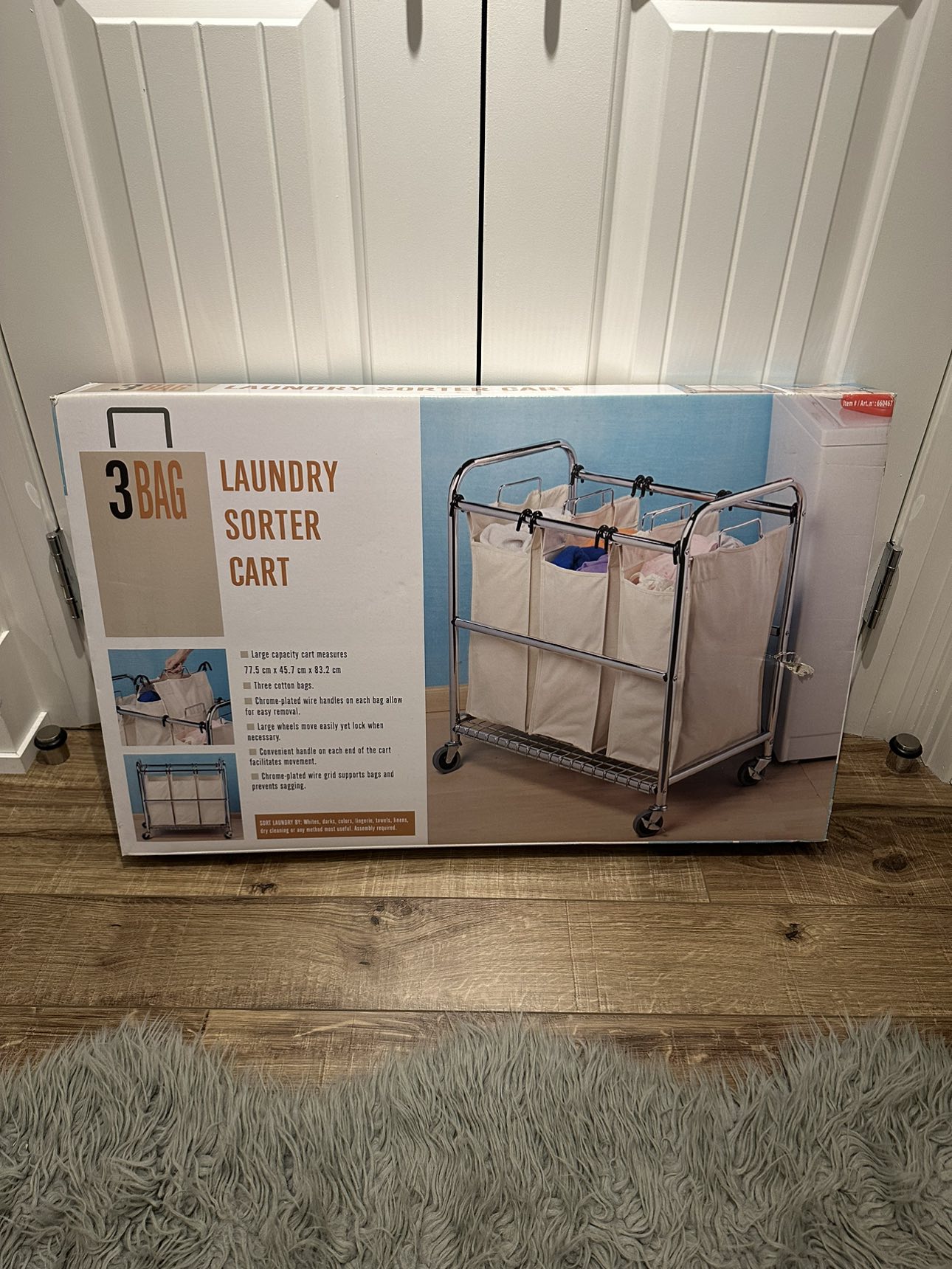 Laundry sorting cart
