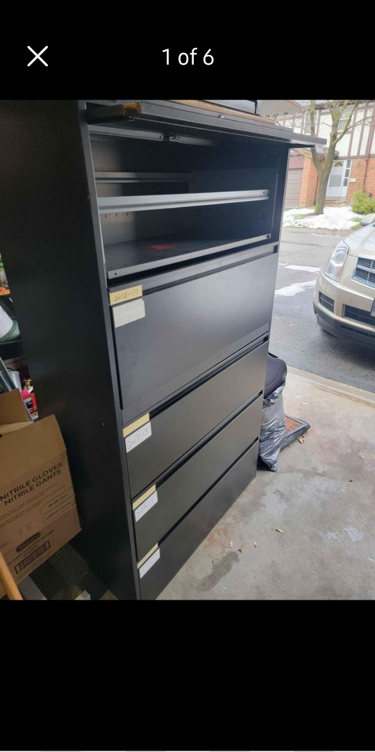 Filing Cabinet 5 Drawers