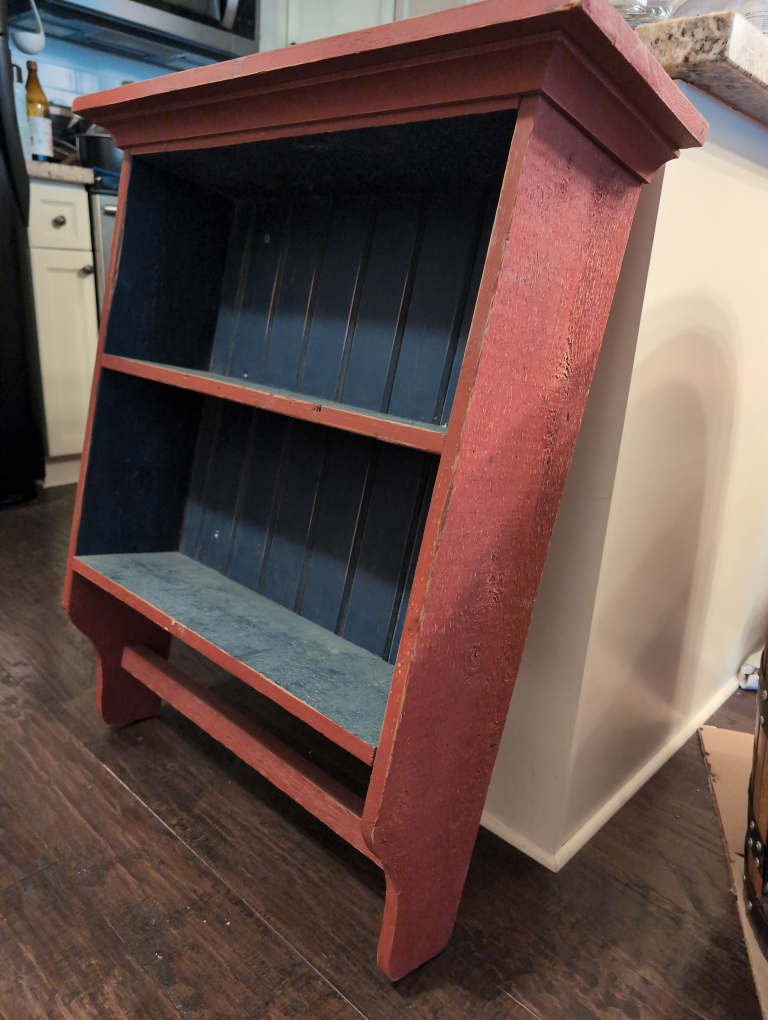 farmhouse style wall shelf