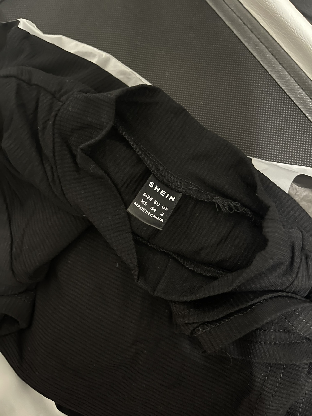 SHEIN SXY Mesh Insert Mock Neck Bodycon Dress image indicator(6)