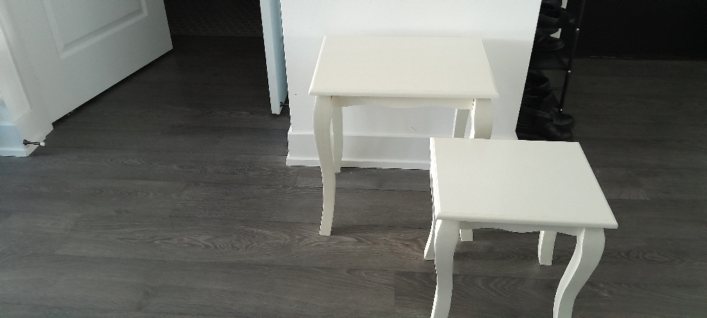 Cream nest of tables - photo 2