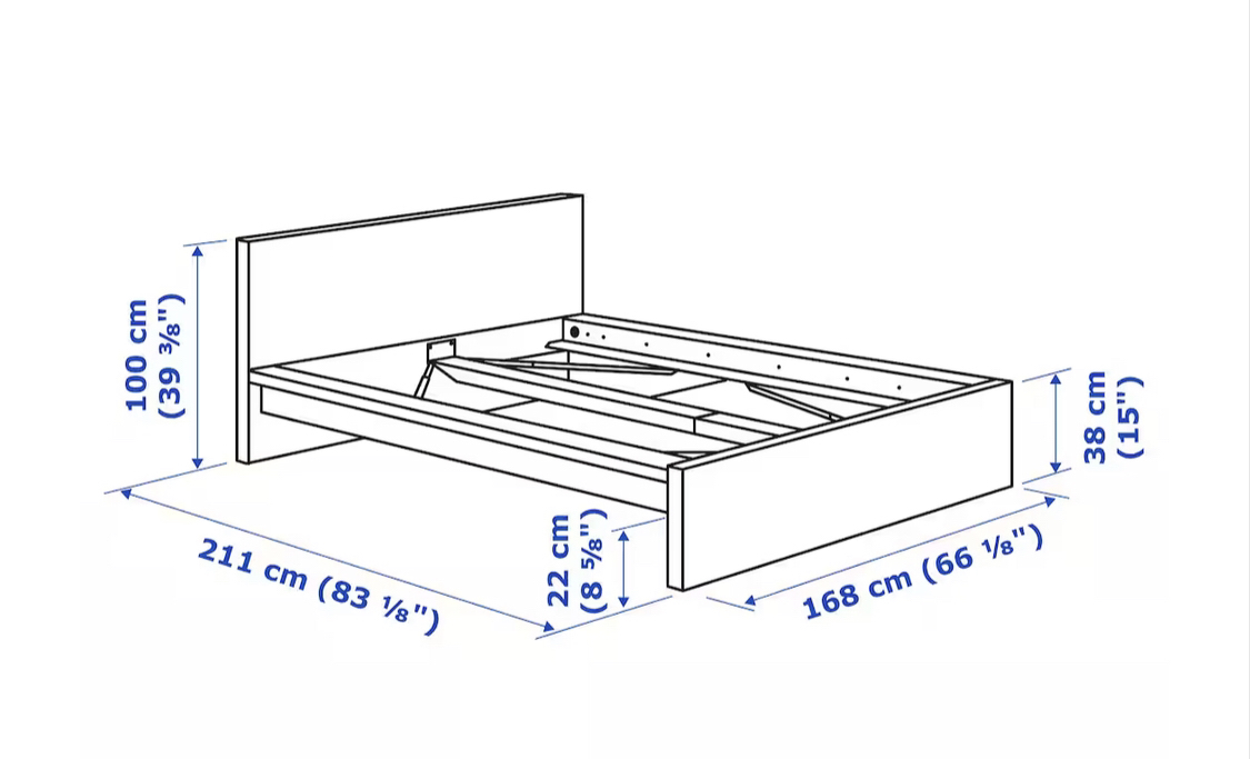 IKEA Queen Size Bed frame - photo 3