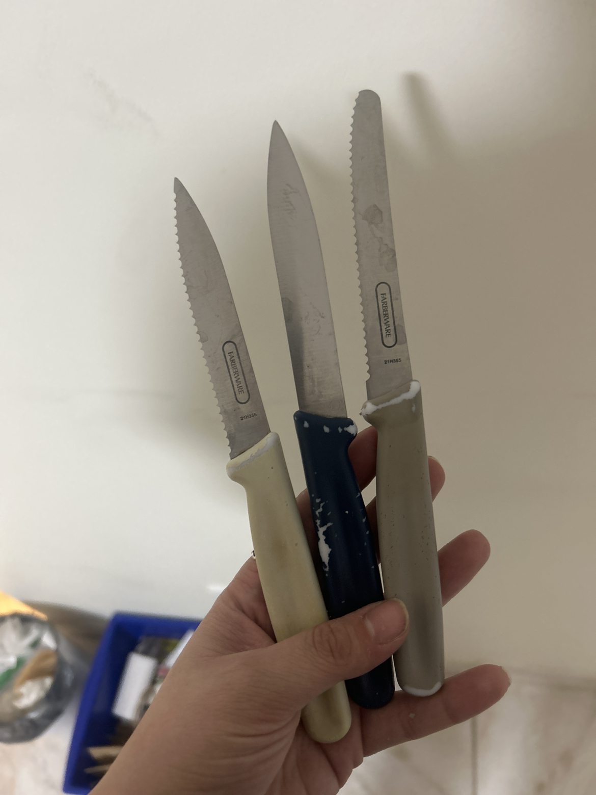 3 Kitchen Knives ( USED ) thumbnail