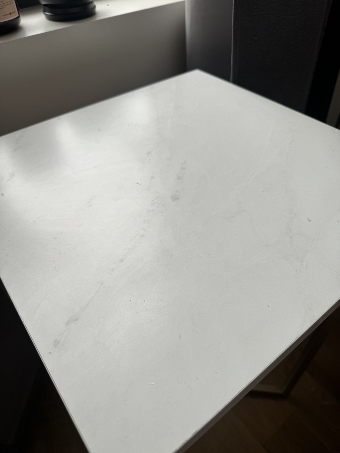 Side table -Marble imitation -Moving Sale - photo 2