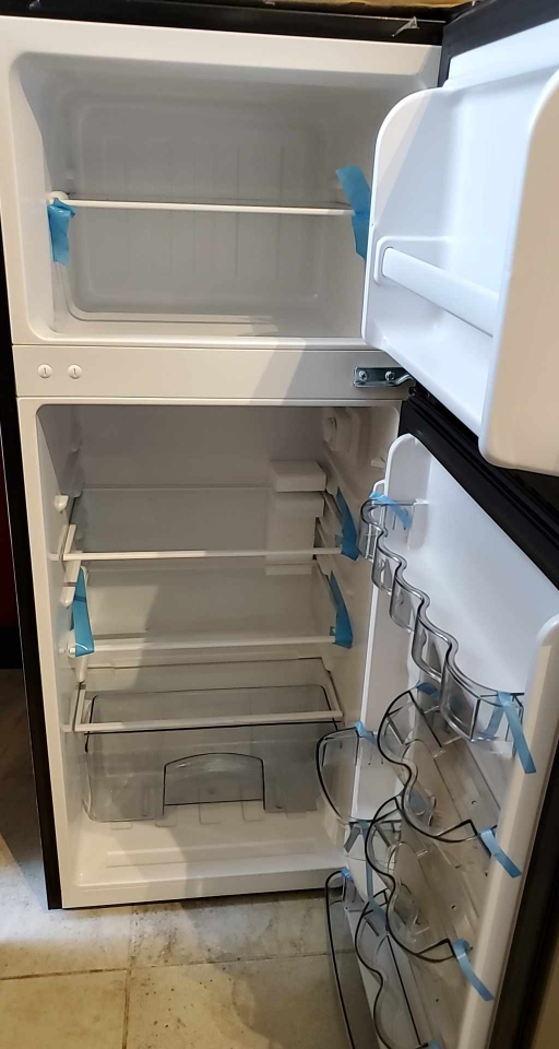 Danby 4.5 cu. ft. 2 Door Compact Fridge in Stainless Steel - photo 2