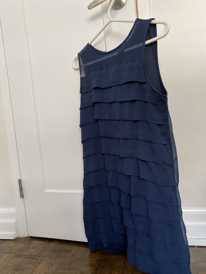 CLOSET CLEAN-OUT: H&M Navy Blue Dress - Size 8 image indicator(2)
