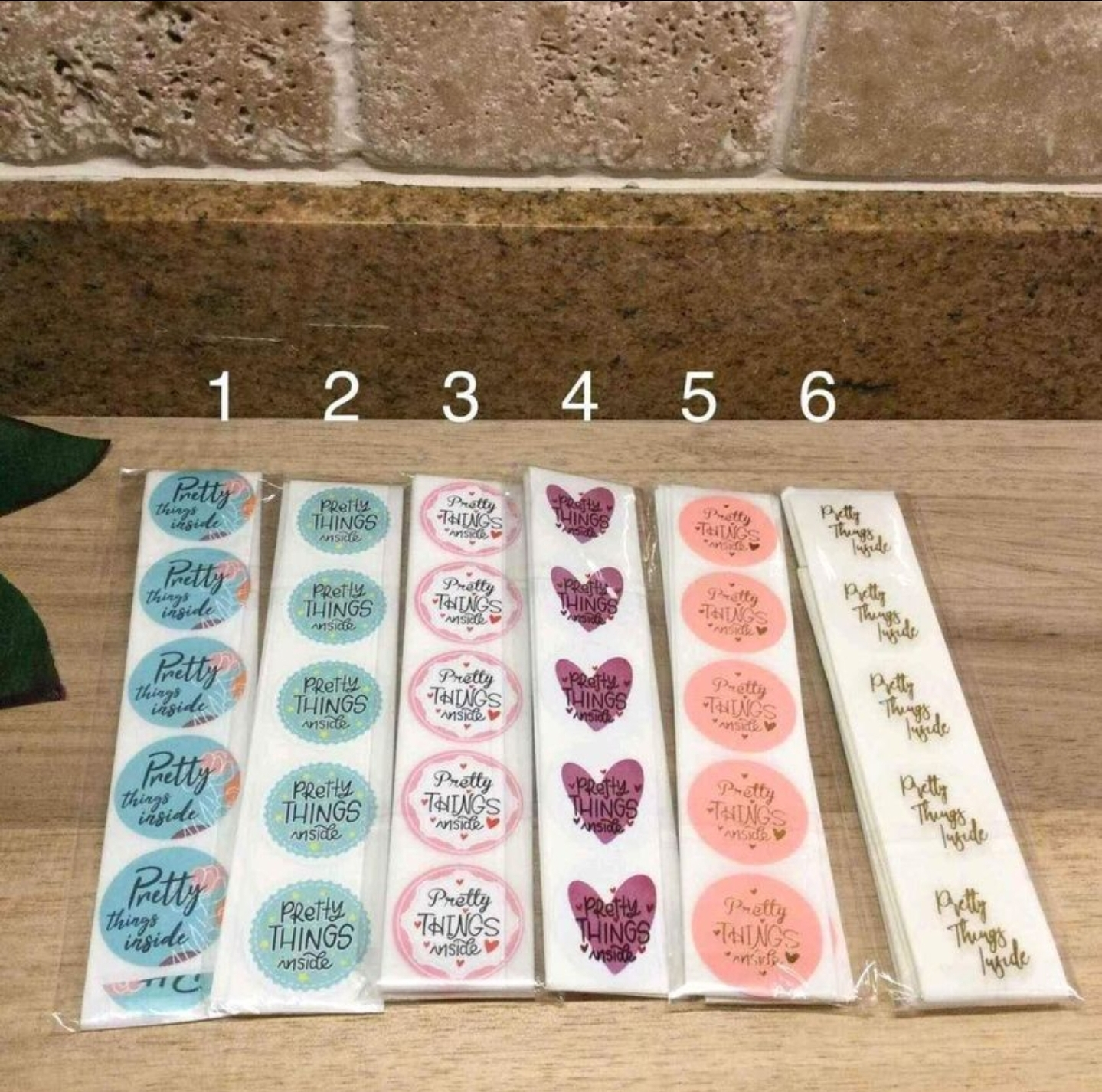 Pretty Things Inside Stickers - $5 each thumbnail
