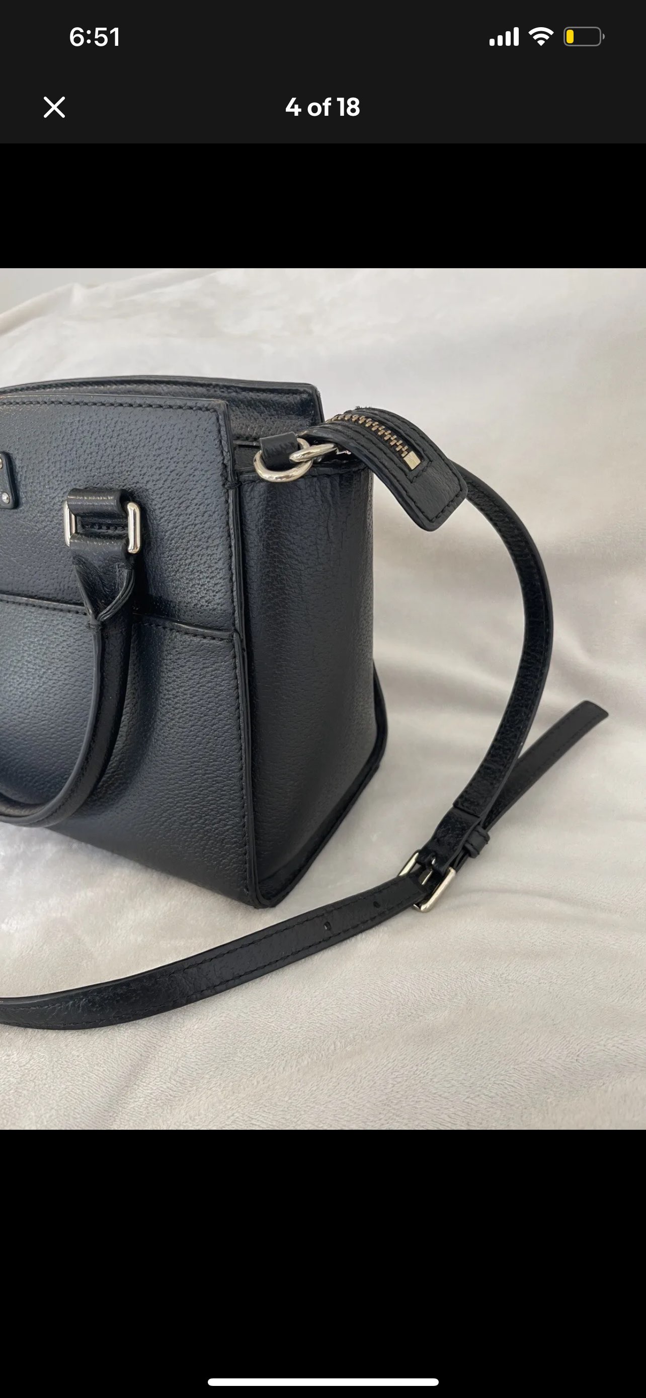 Kate Spade Black Medium Purse Pebbled Leather - photo 4