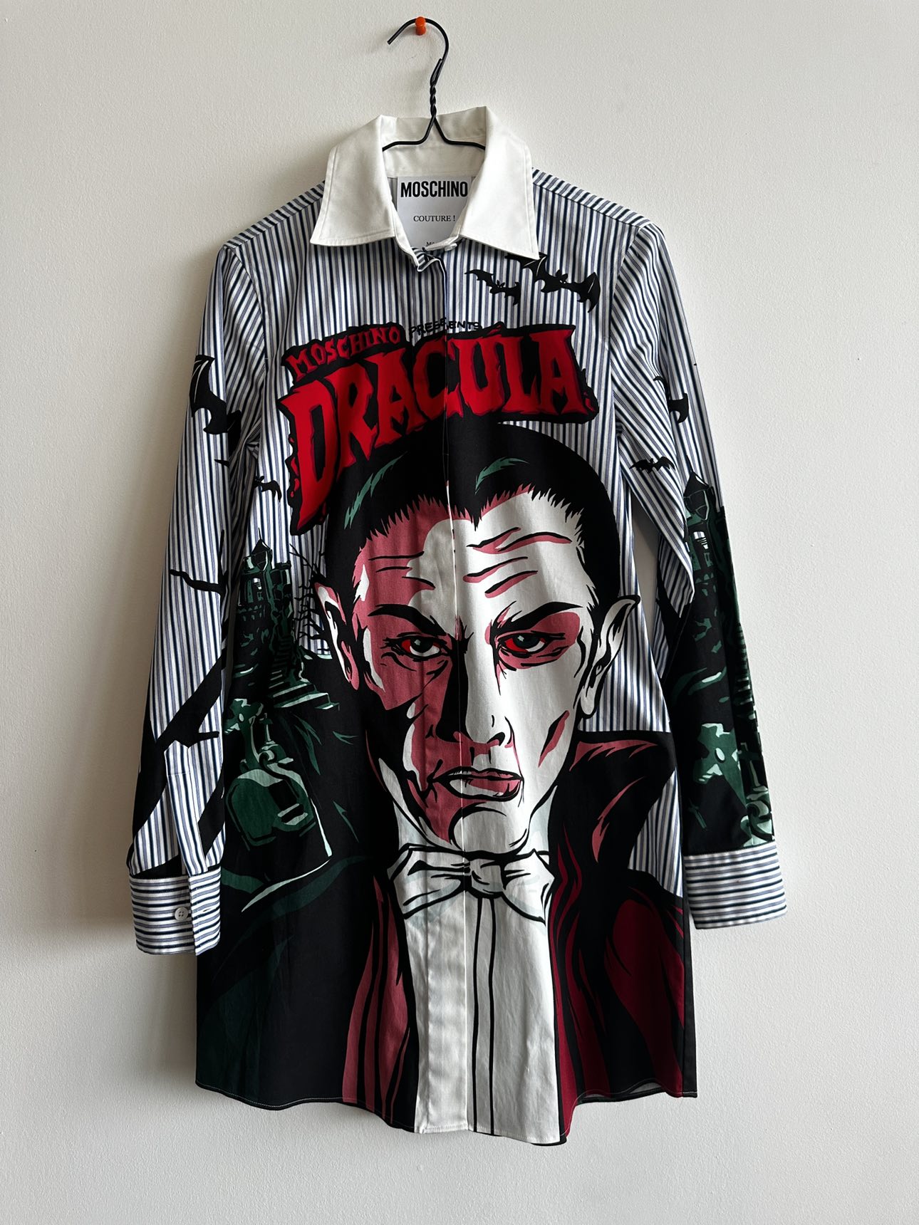 MOSCHINO x Universal striped dress featuring a Dracula print - photo 2