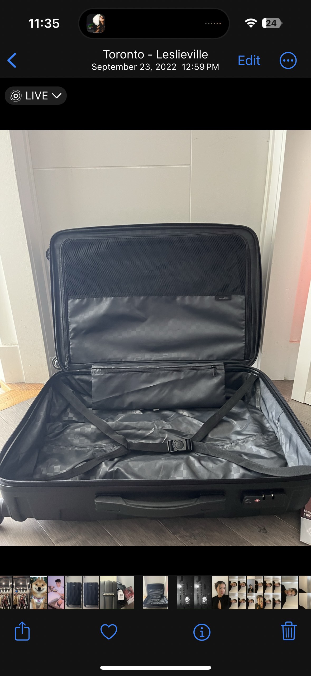 LIKE NEW SAMSONITE PRESTIGE 3D (medium) luggage - photo 3
