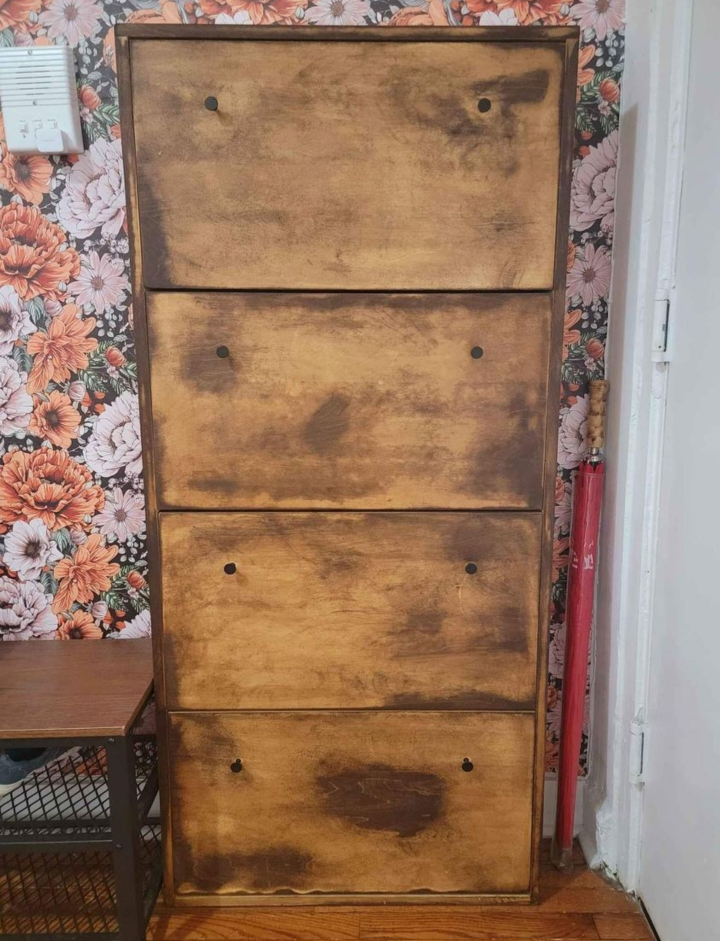 Rustic Shoe Cabinet/cubby/organizer