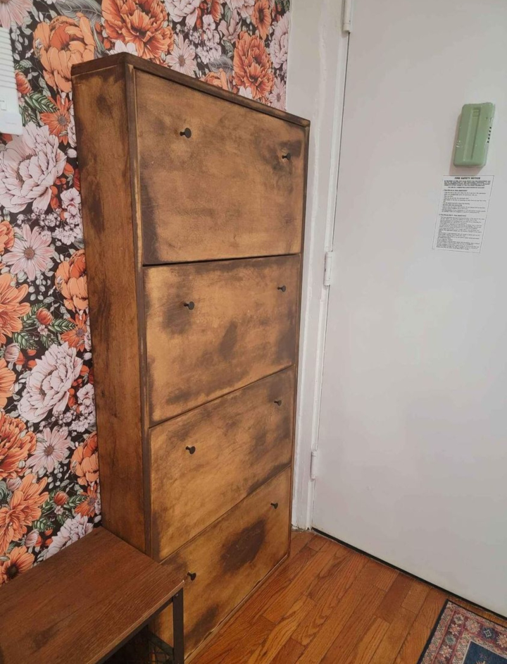 Rustic Shoe Cabinet/cubby/organizer - photo 2