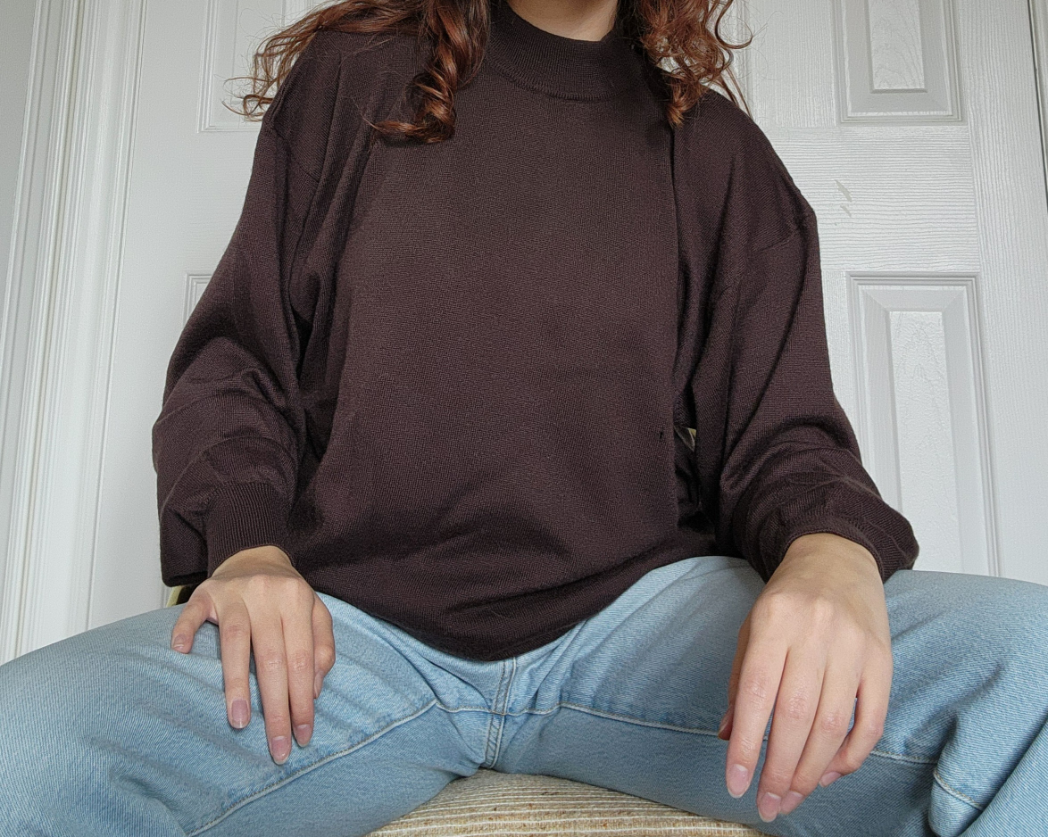 unisex vintage 🍫 brown sweater image indicator(3)