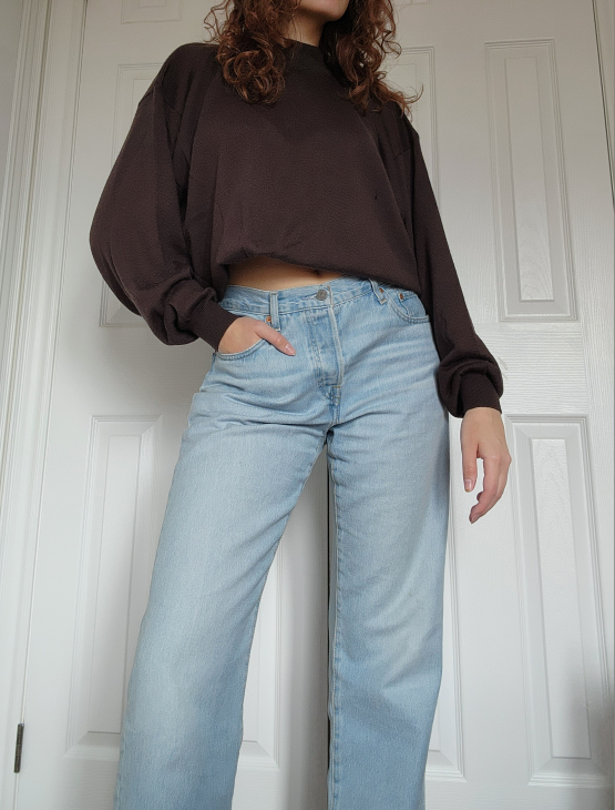 unisex vintage 🍫 brown sweater image indicator(4)