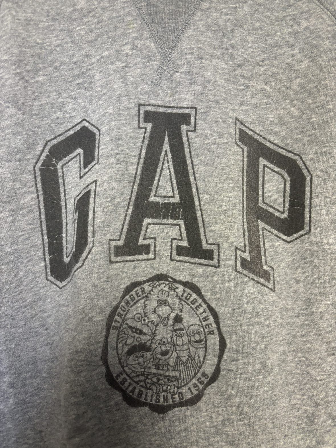 Gap sweater with Sesame Street on it thumbnail