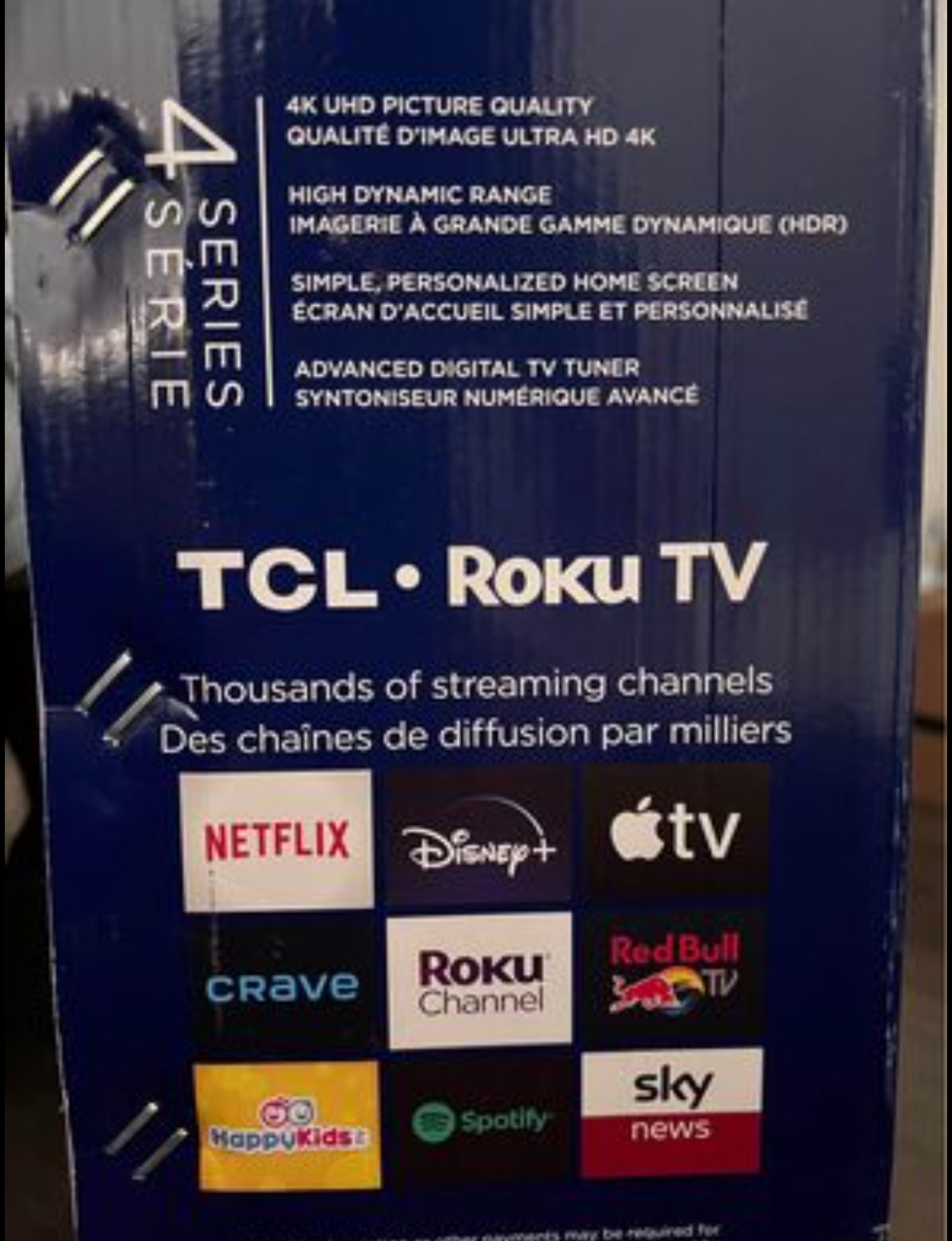 65” 4K Smart TV (Retail $700 incl. tax) - photo 3