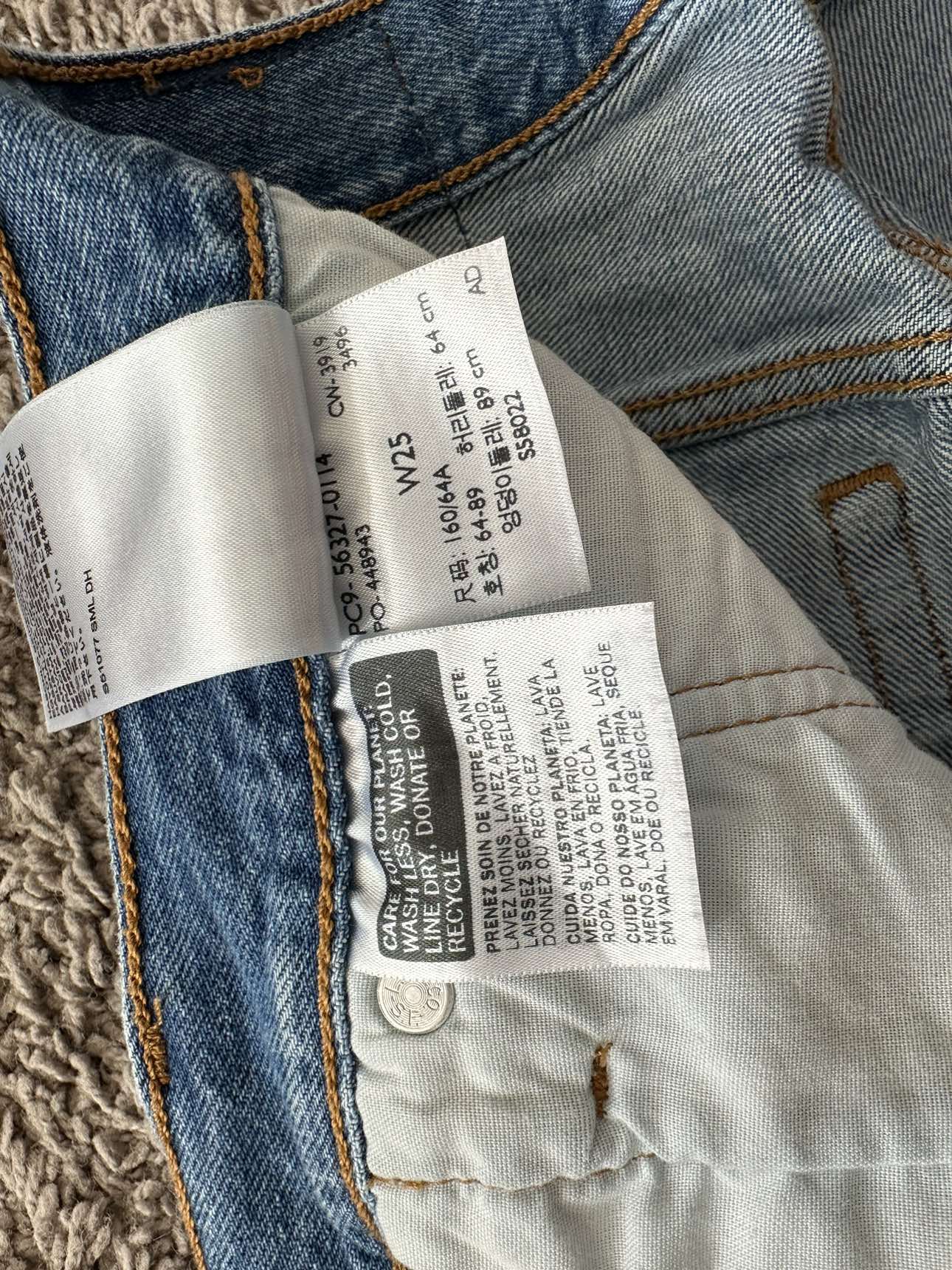 Levi 501 Shorts (W25) - photo 4