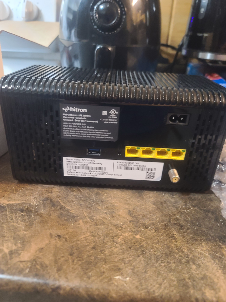 TEKSAVVY HITRON CODA-4680 MODEM image indicator(6)