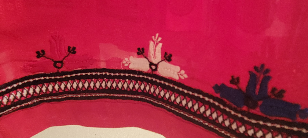 Pakistani/ balochi Embroidered Red Suite For Eid/ Parties wear image indicator(3)