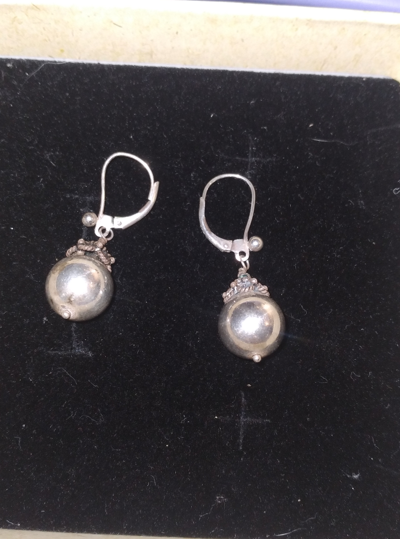 vintage earrings marked 925 thumbnail