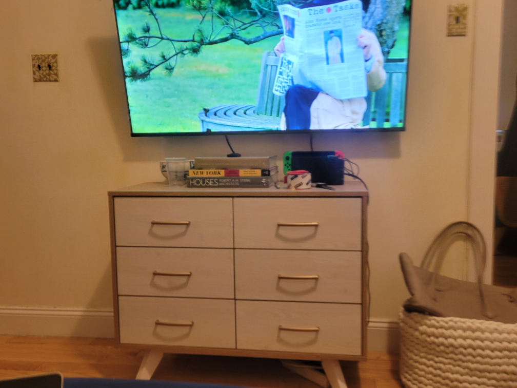 White and Oak Mid Century Modern style dresser - photo 3