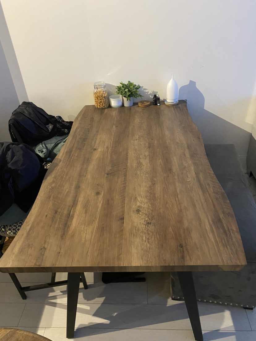 Structube Jerry Faux Live Edge Dining Table thumbnail
