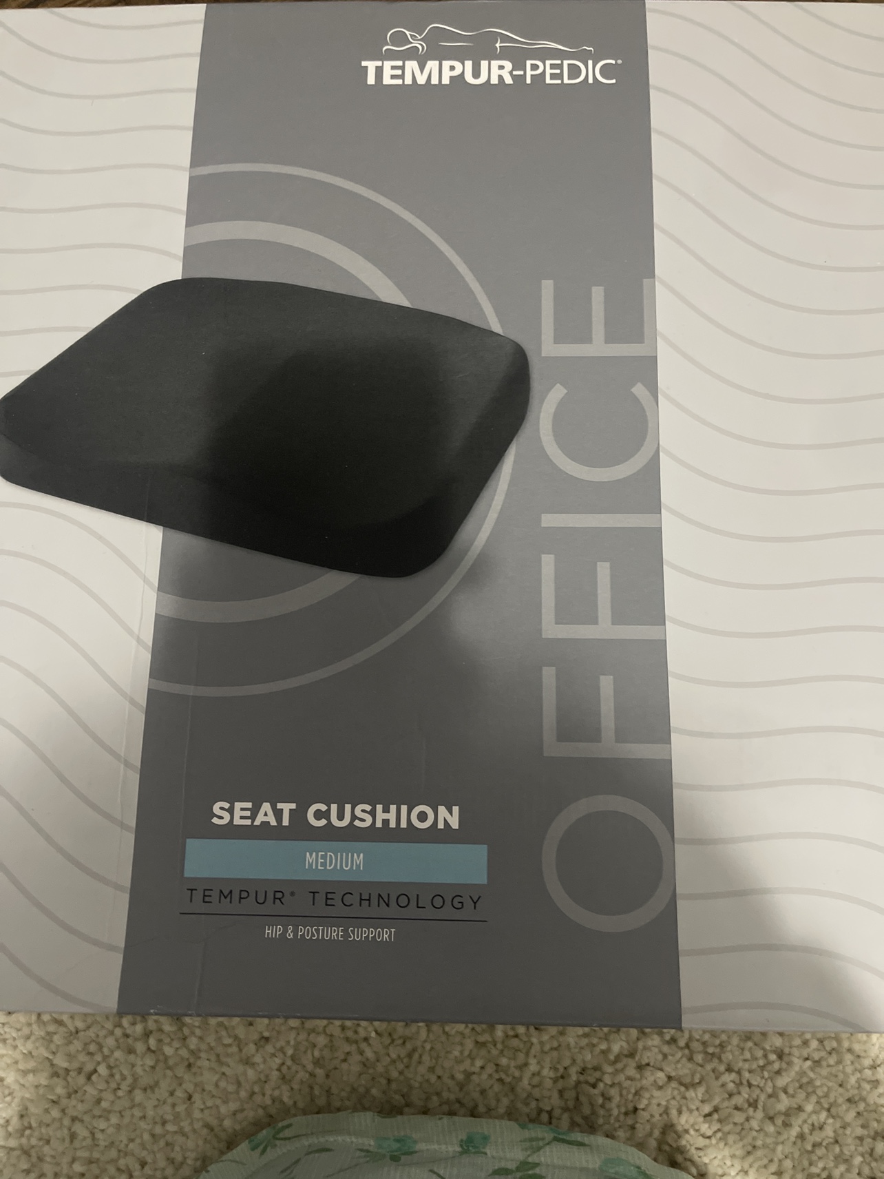 Tempur-pedic seat cushion