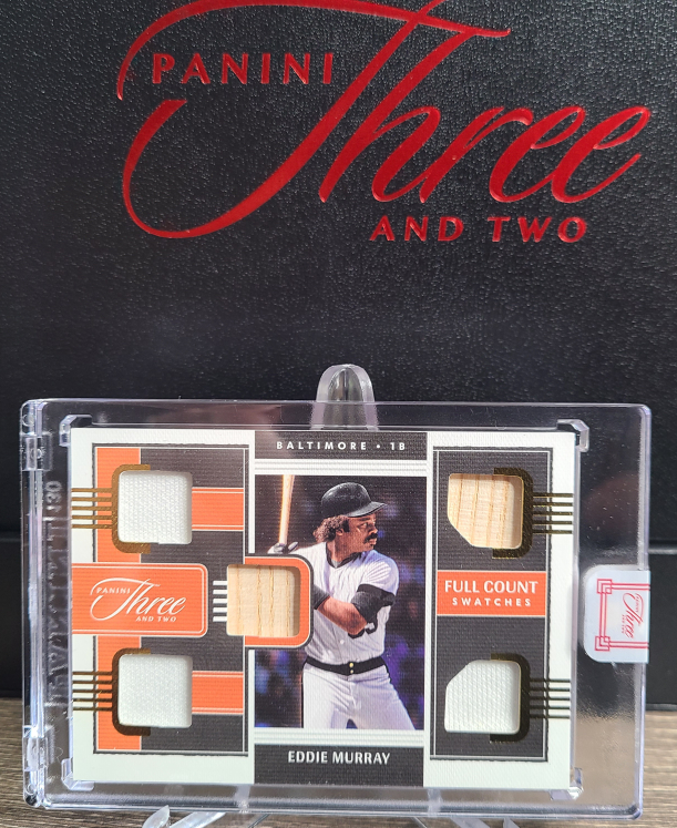 2022 Panini Eddie Murray Full Count Swatches Baseball Card