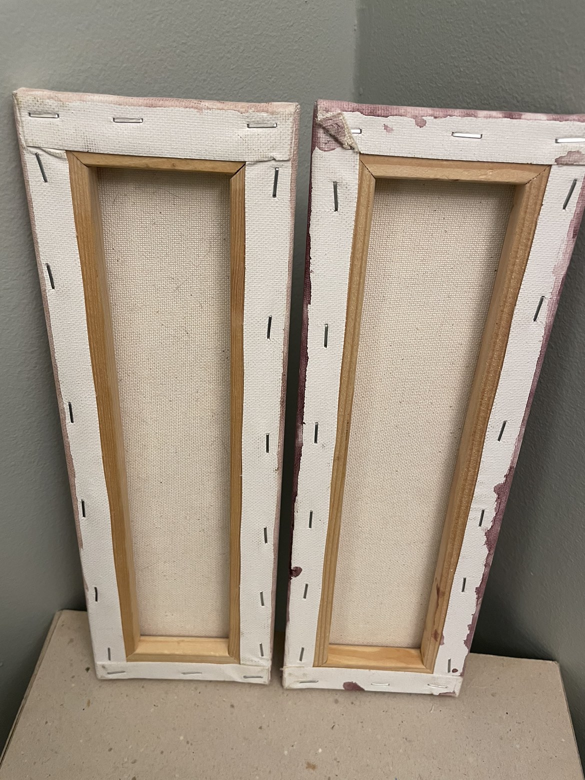 Snake coiled moon phase face original art acrylic on canvas image indicator(2)