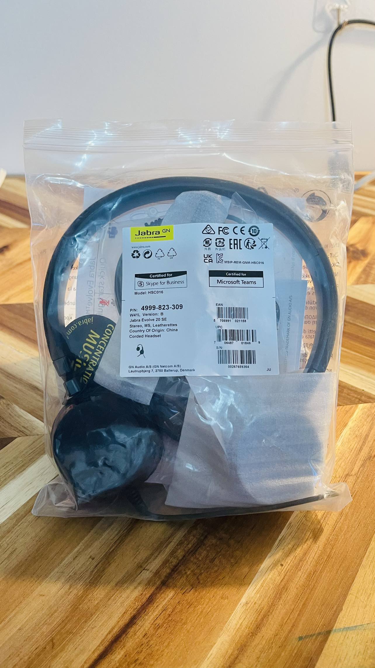 Jabra Evolve Noise Canceling USB Headset(NEW) thumbnail