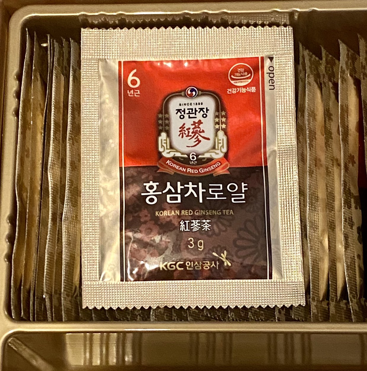 Red Ginseng Tea Packets - photo 4