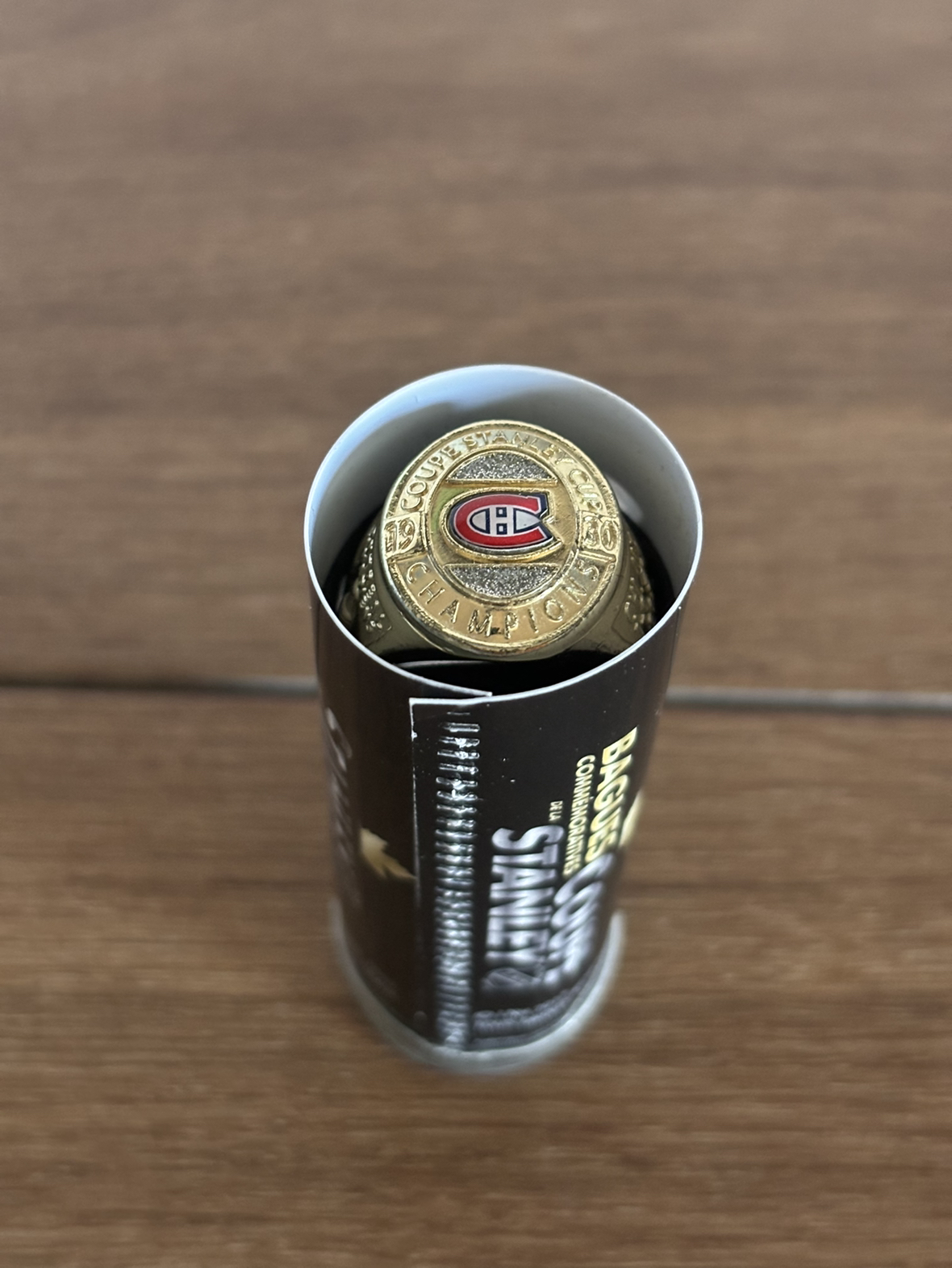 NHL Montreal Canadians commemorative 1930 Stanley cup ring thumbnail