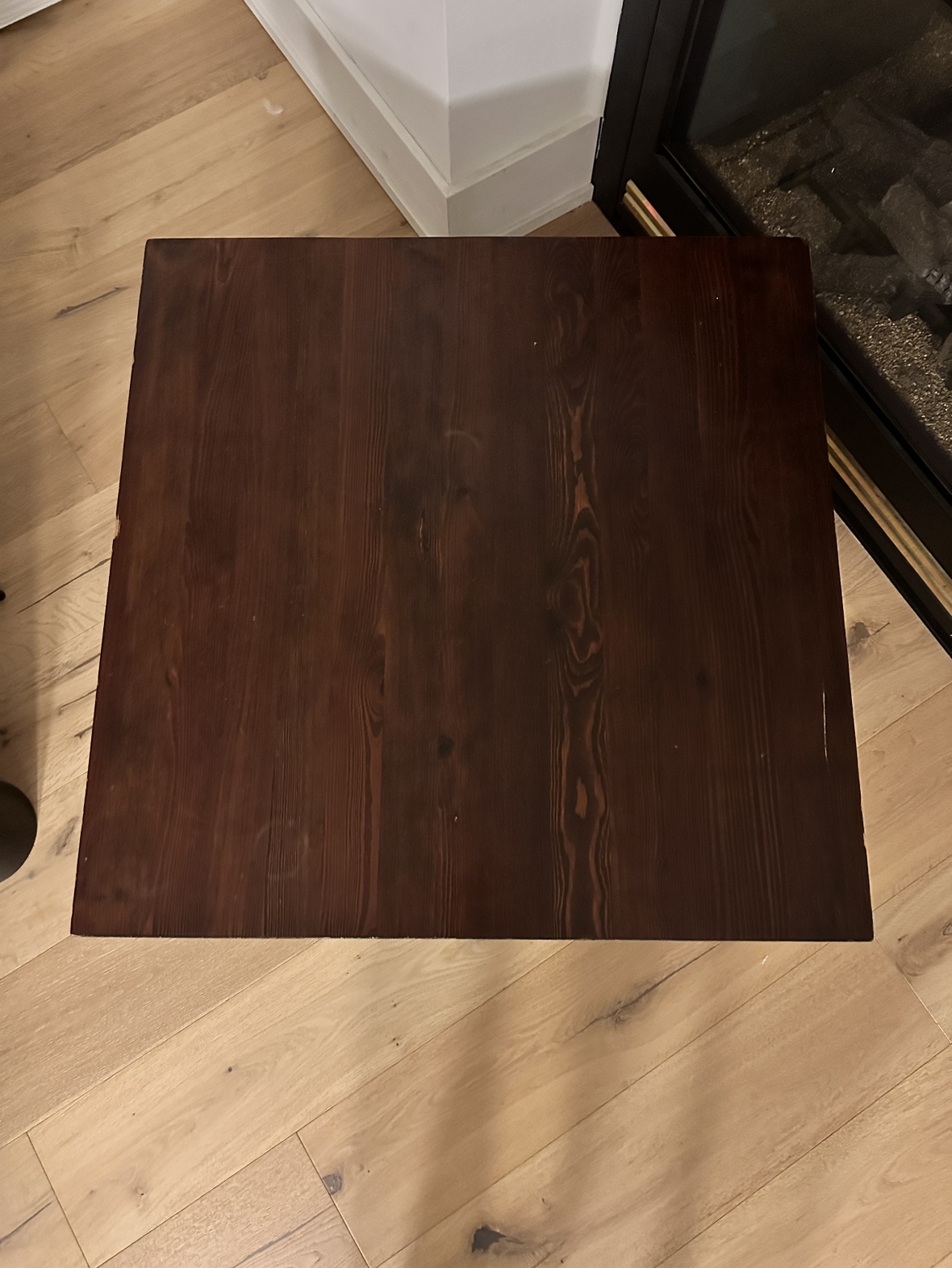 Wood side table - photo 2
