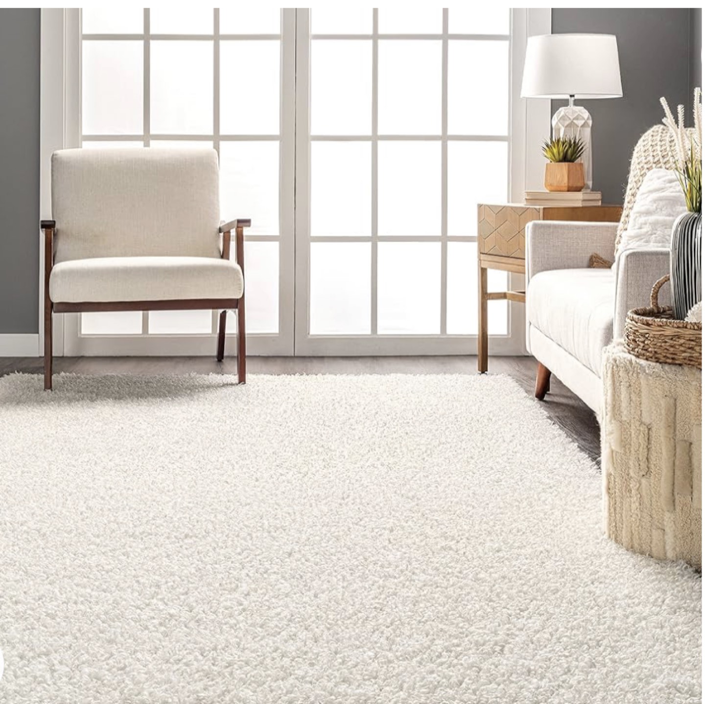5x8 Faux Sheepskin Rug (machine washable) - photo 2