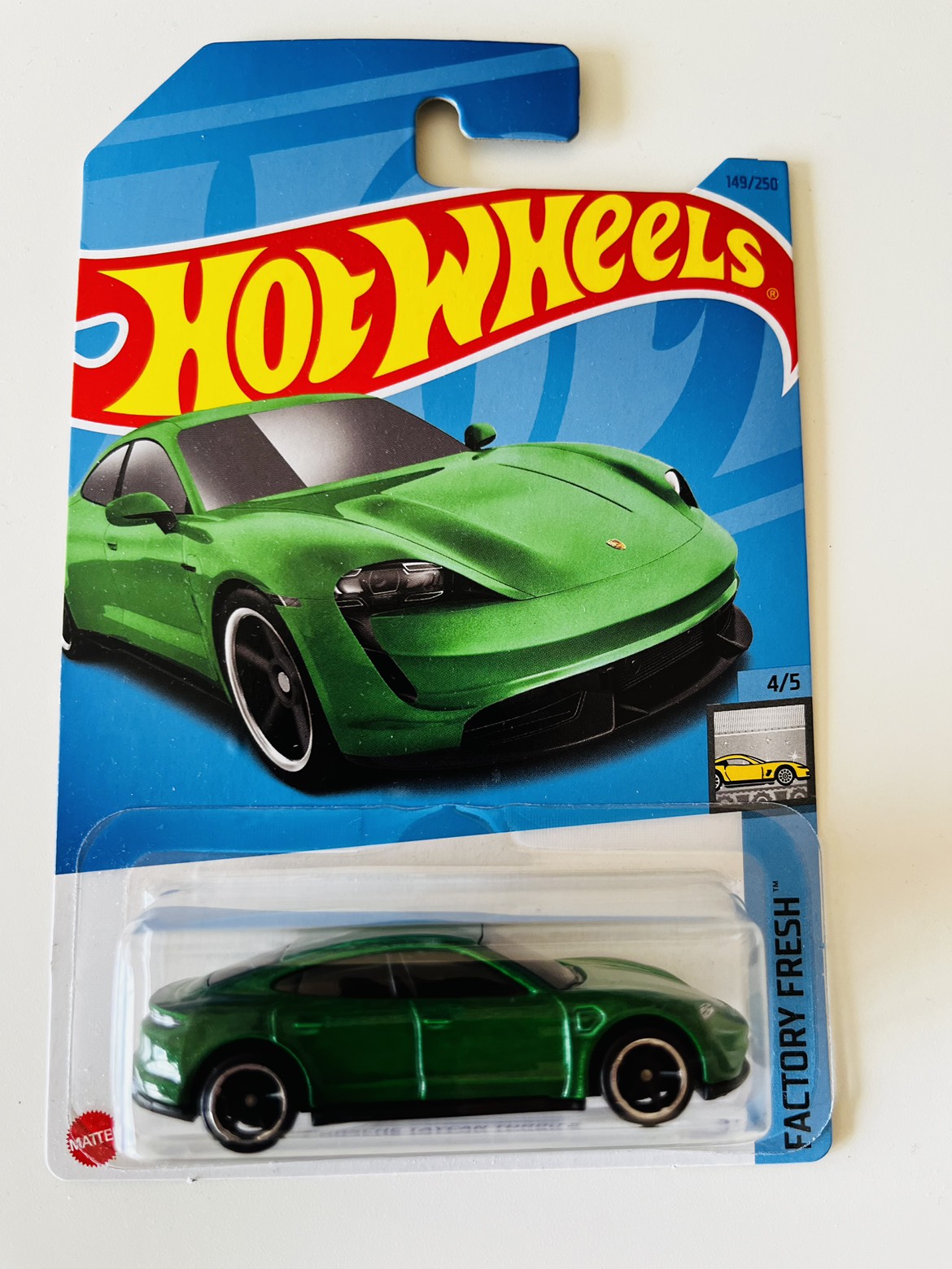 Hot Wheels Porsche Taycan Turbo S Diecast # Not Matchbox thumbnail