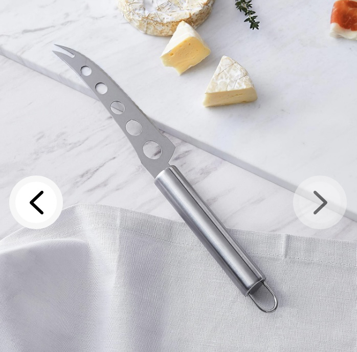 *Brand New* Amazon Basics Multi-Use Stainless Steel Cheese Knife image indicator(8)
