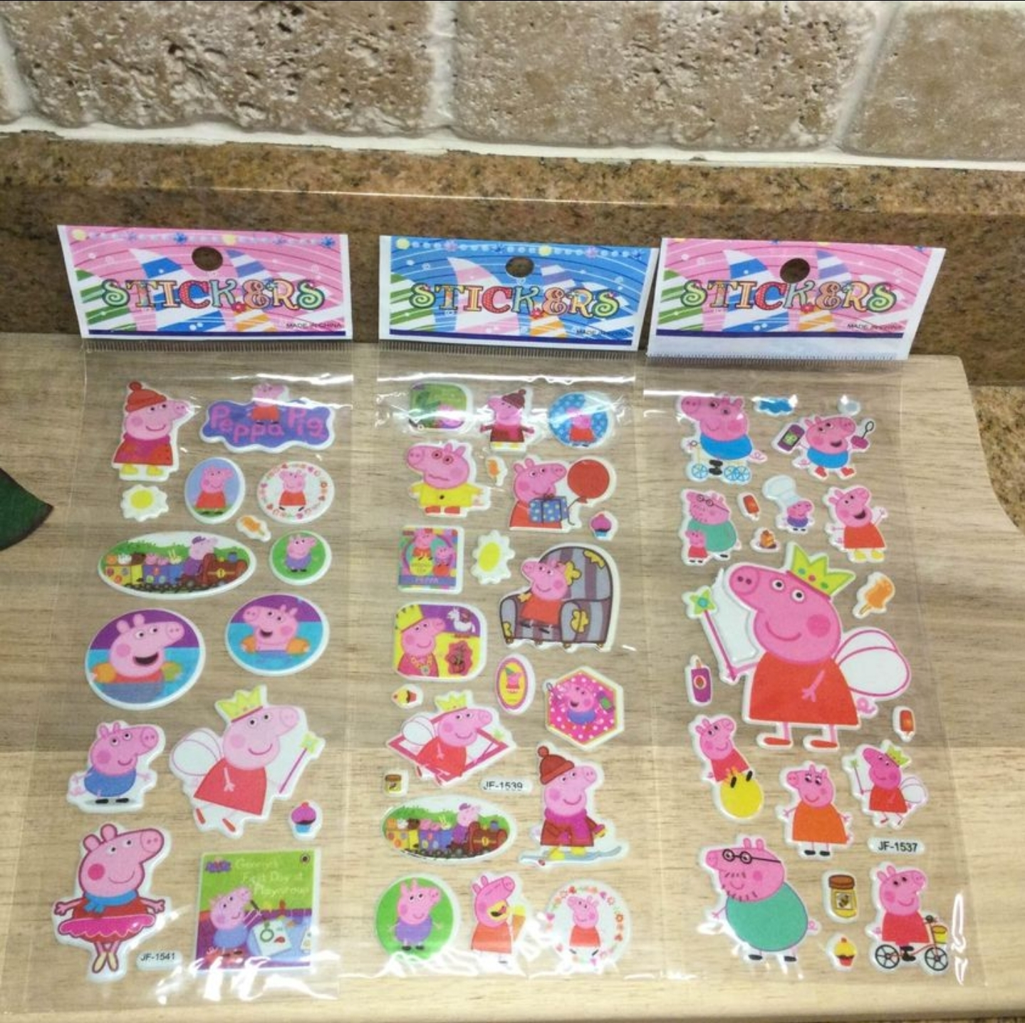 BNIP Peppa Pig Stickers - $1 each thumbnail