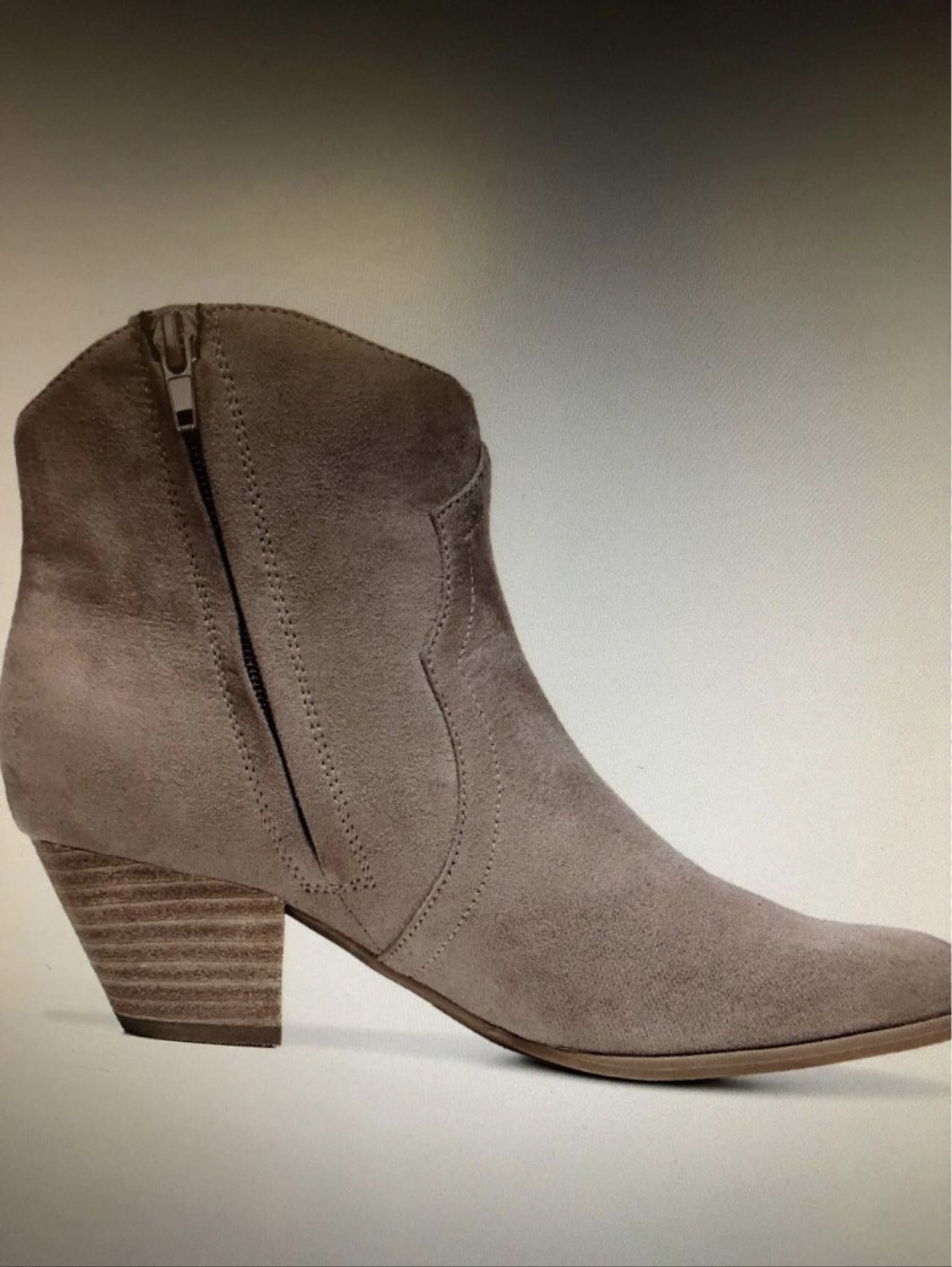 NEW Grey Bootie in the box  SIZE 9 image indicator(4)
