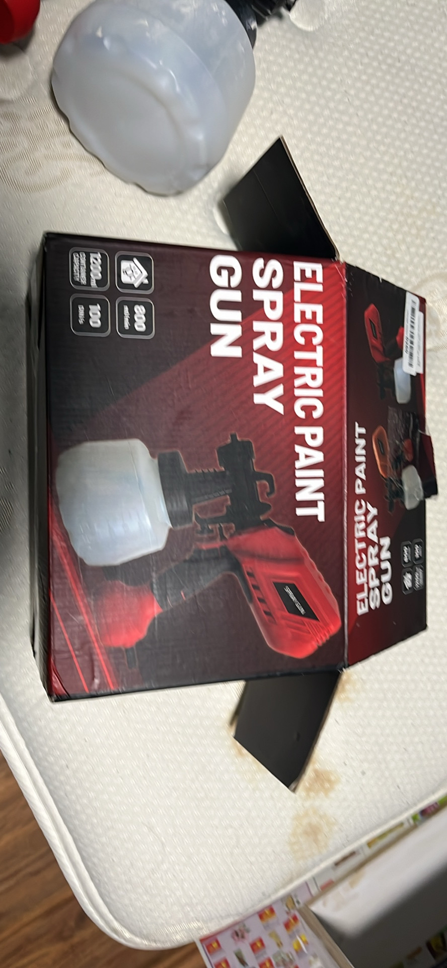 Electric paint spray gun