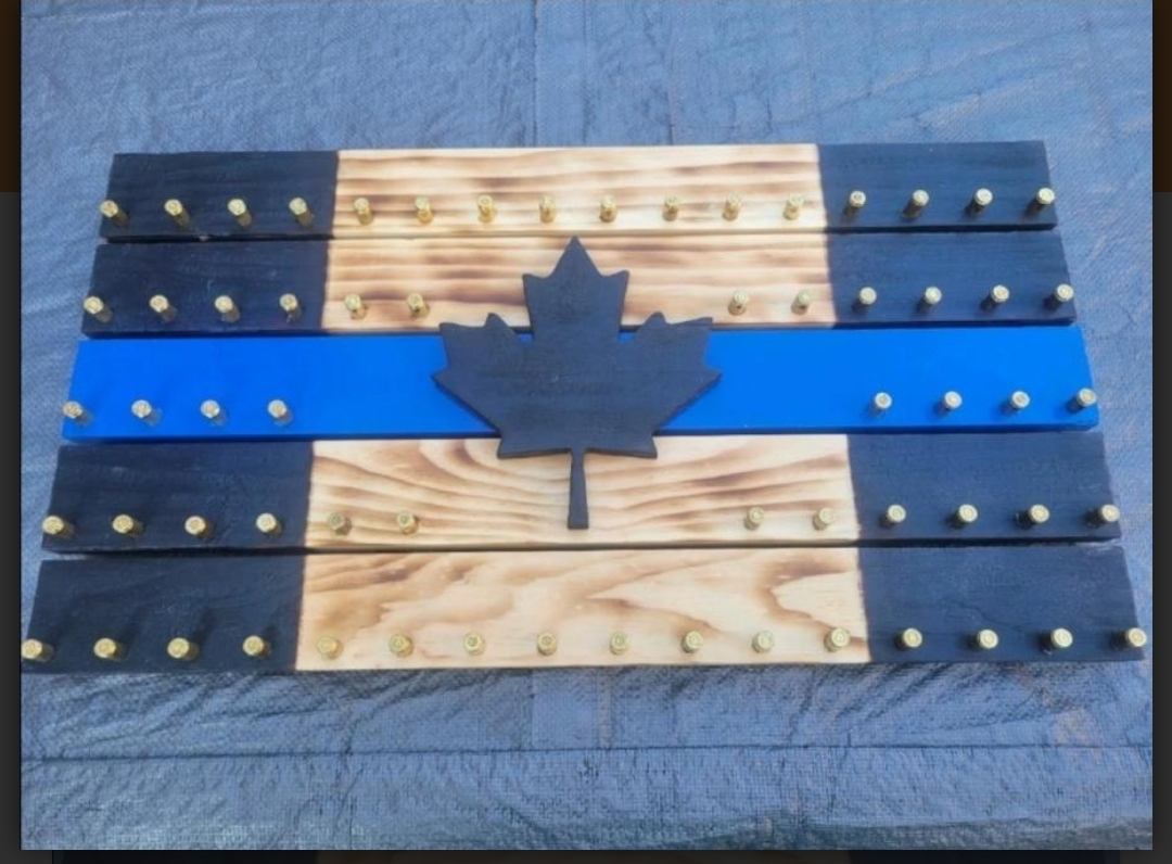 Thin Blue Line 'Distressed' Challenge Coin Holder