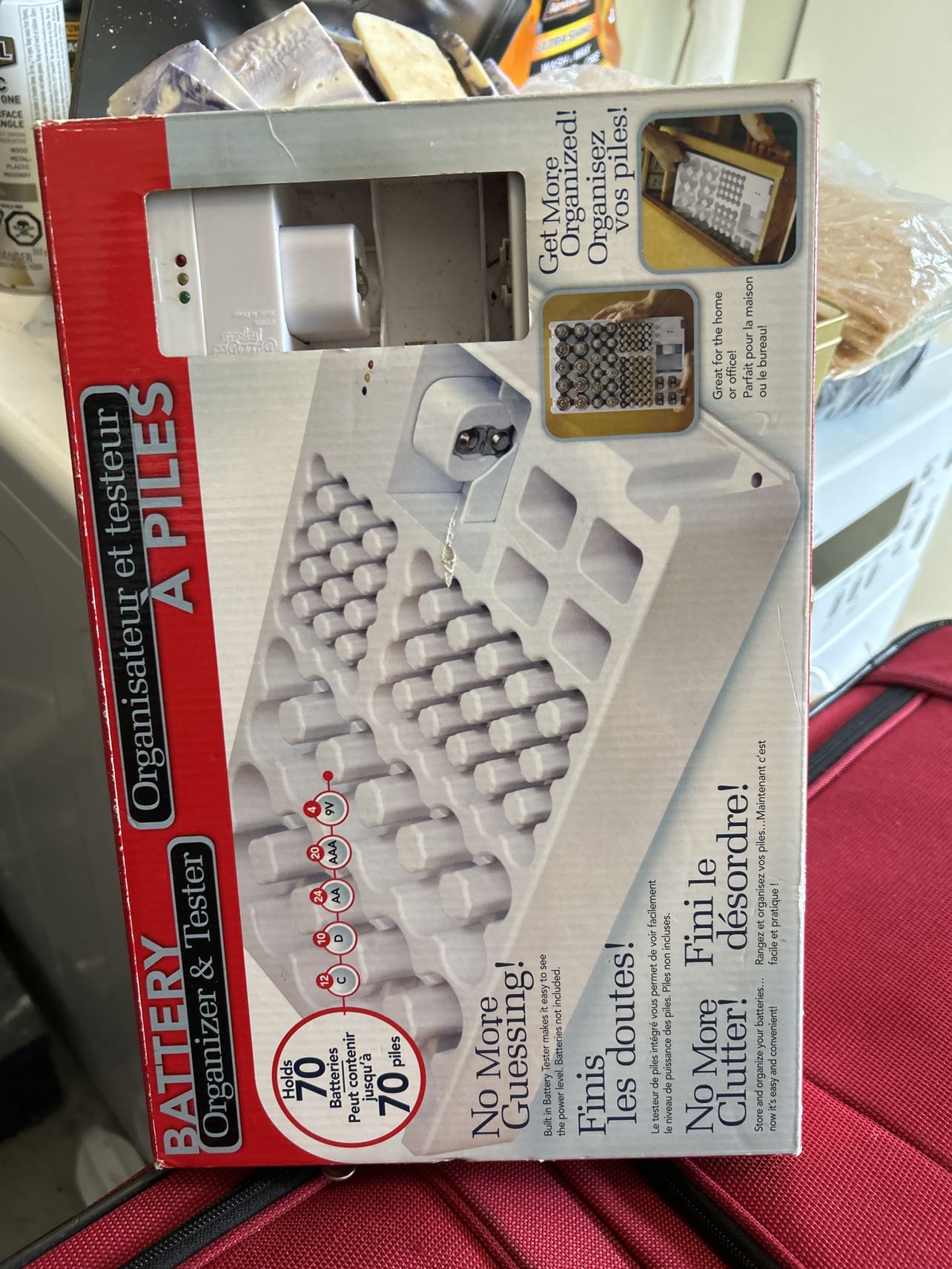 Battery organizer/ tester  #Freecycle image indicator(2)