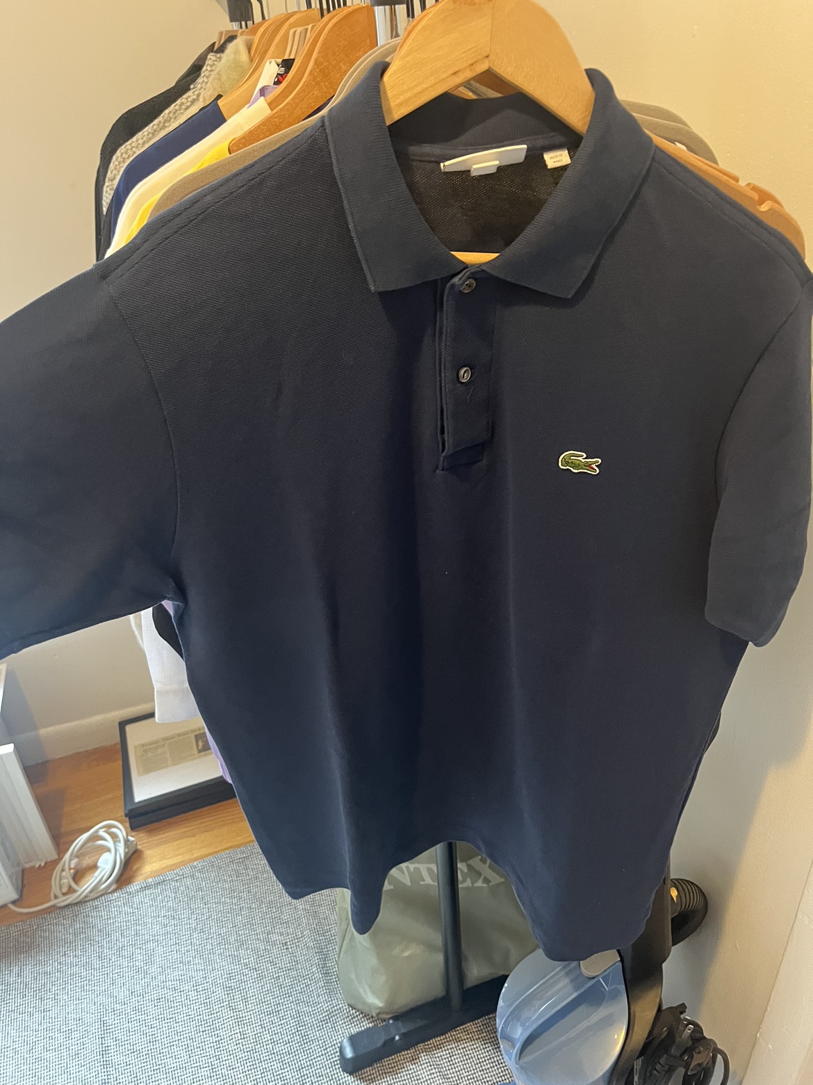 Navy Lacoste polo