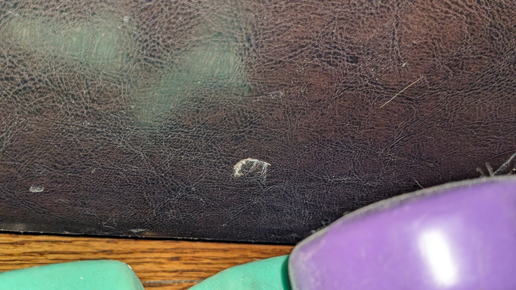 Leather Ottoman - photo 3