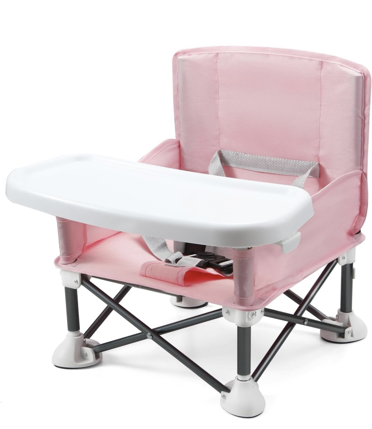 PandaEar Pink Baby Chair-Toddler Chair with Tray thumbnail
