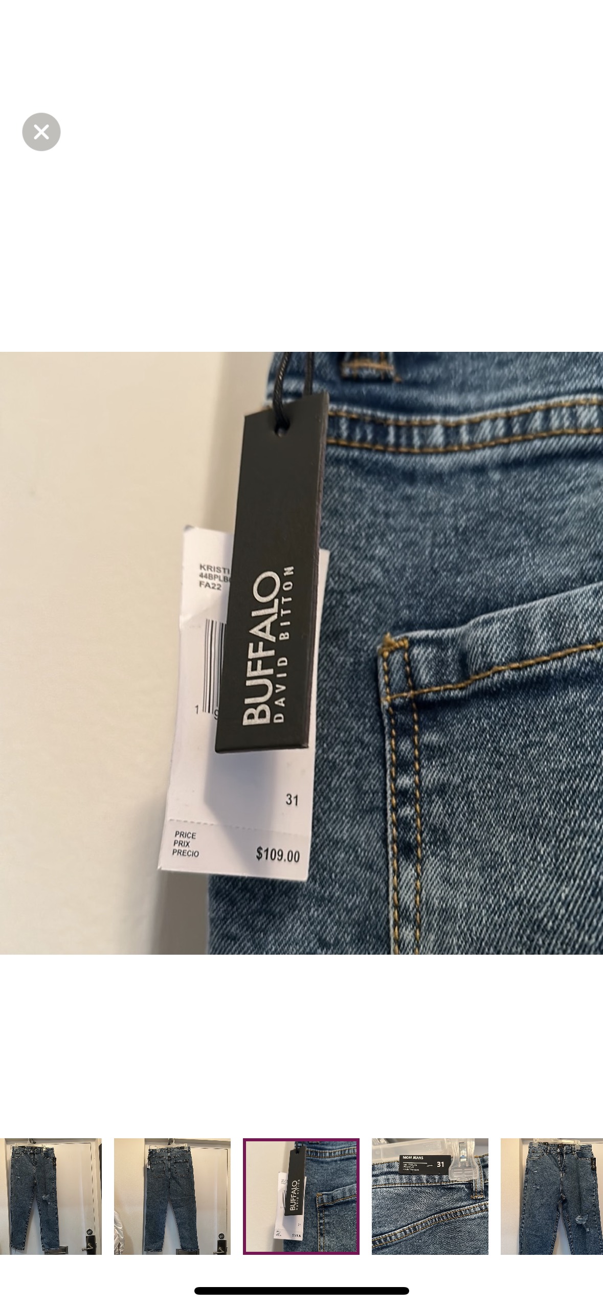 Mom Jeans full length (BUFFALO David Bitton) size 31 image indicator(4)