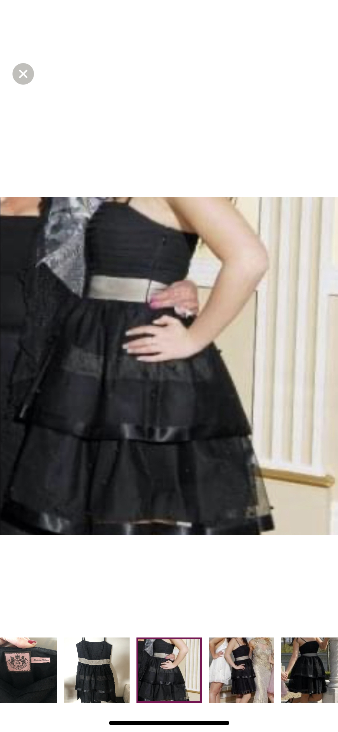 Cocktail Dress- Juicy Couture Size 2 image indicator(4)