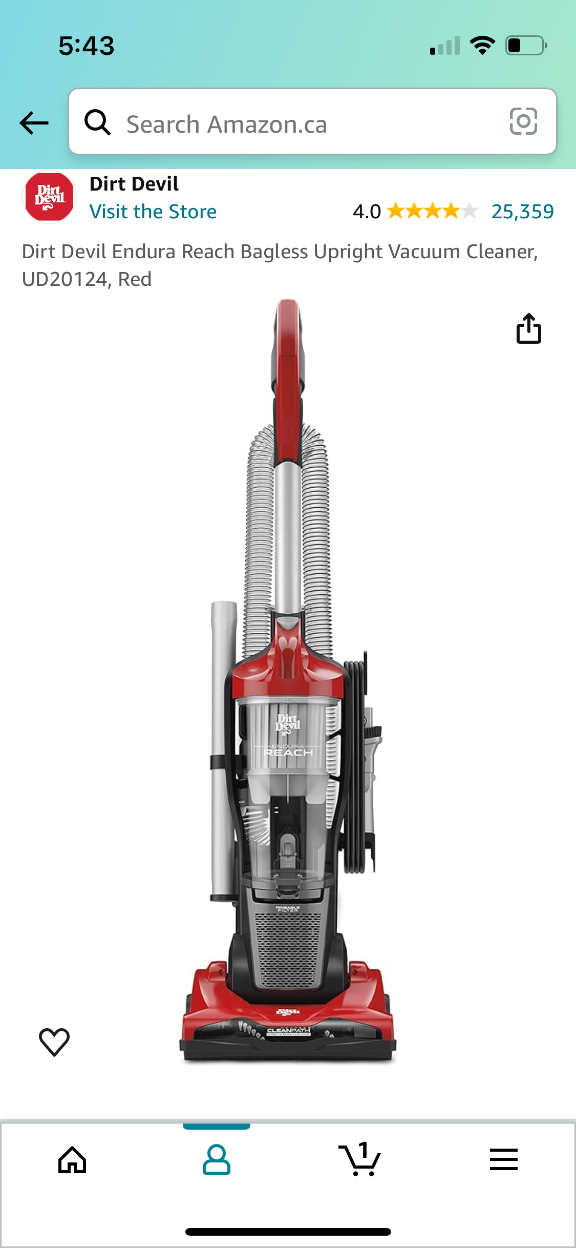 Dirt Devil Vacuum Cleaner - photo 2