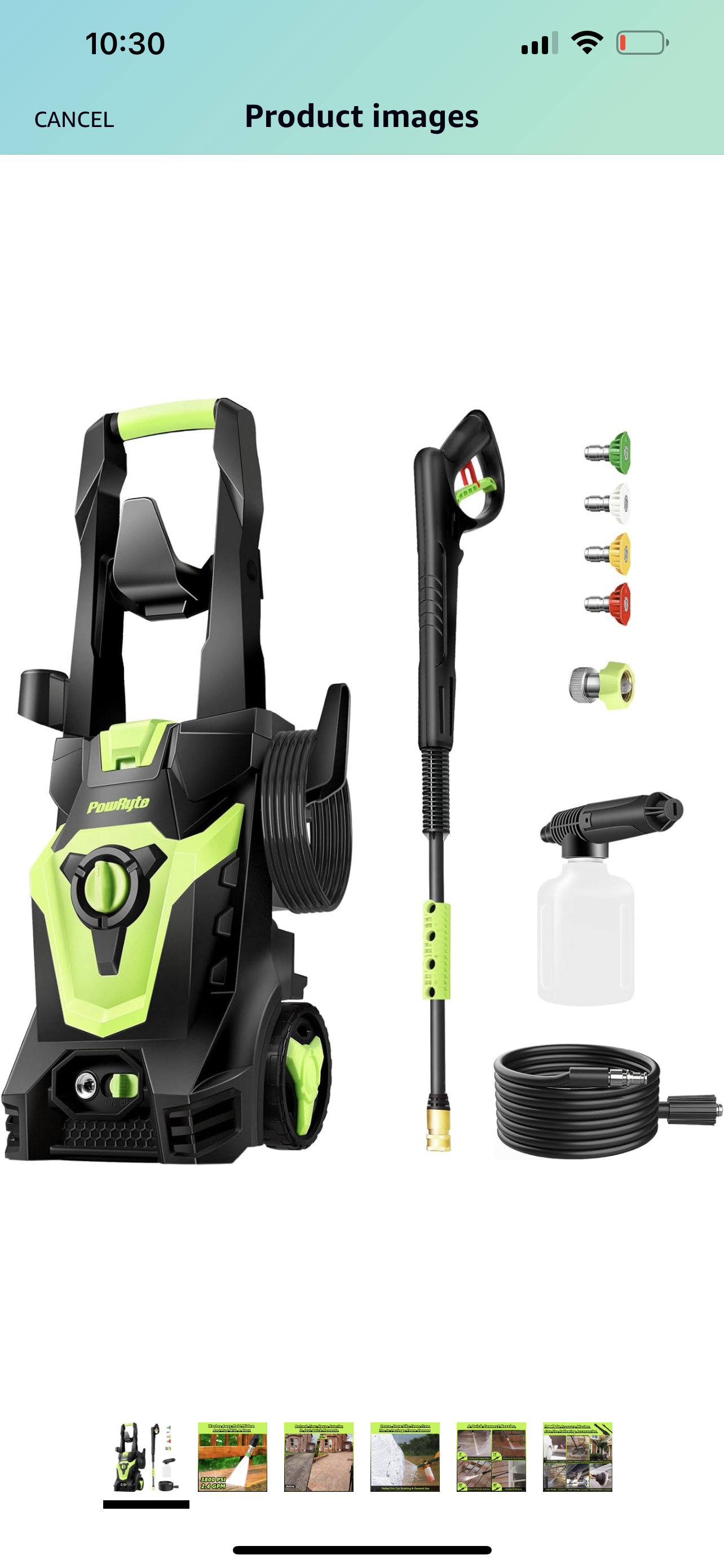 PowRyte Electric Pressure Washer