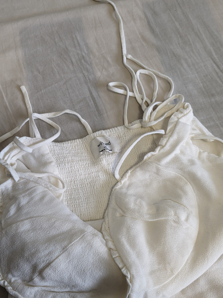 Aritiza Wilfred White Dress size 00 image indicator(3)